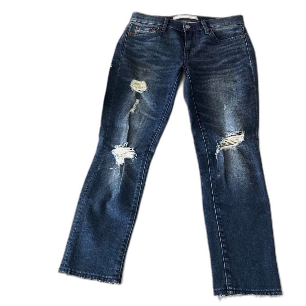 GAP Best Girlfriend Fit Crop Jeans Size 25 Denim